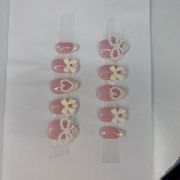 Luxury Handmade Coquette Nails - Picture 3 of 5